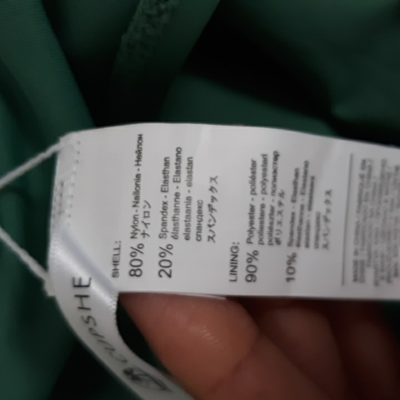 New Cupshe 0X Green Tankini Top - Picture 5 of 12